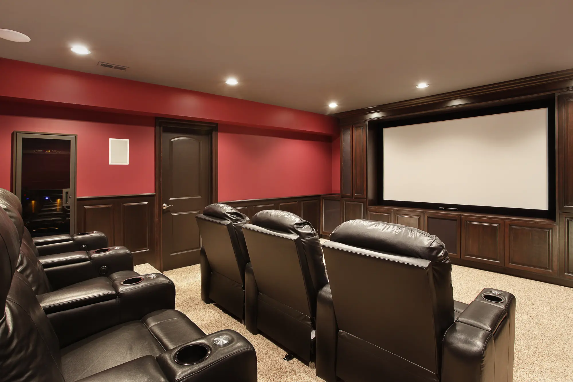 Theater in luxury home