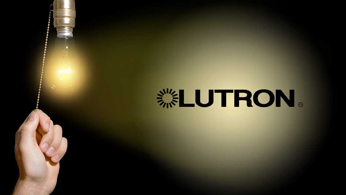 turn light bulb on lutron